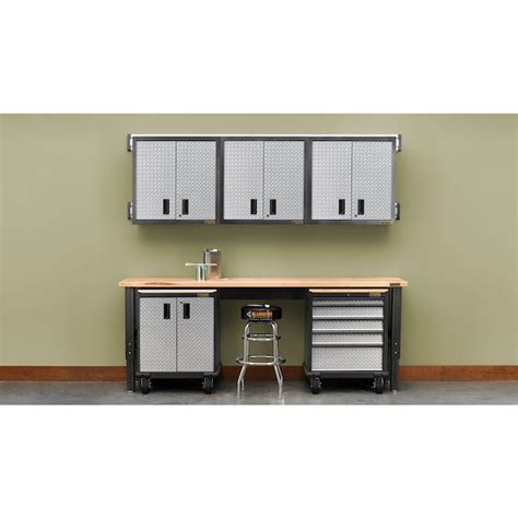 gladiator freestanding steel cabinet|gladiator wall cabinets clearance lowe's.